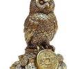 Symbolic Owl Sculpture Representing Fortune and Intelligence