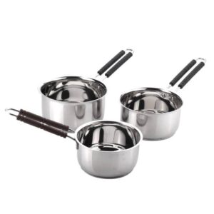 Premium stainless steel cooking sauce pan set for kitchen use