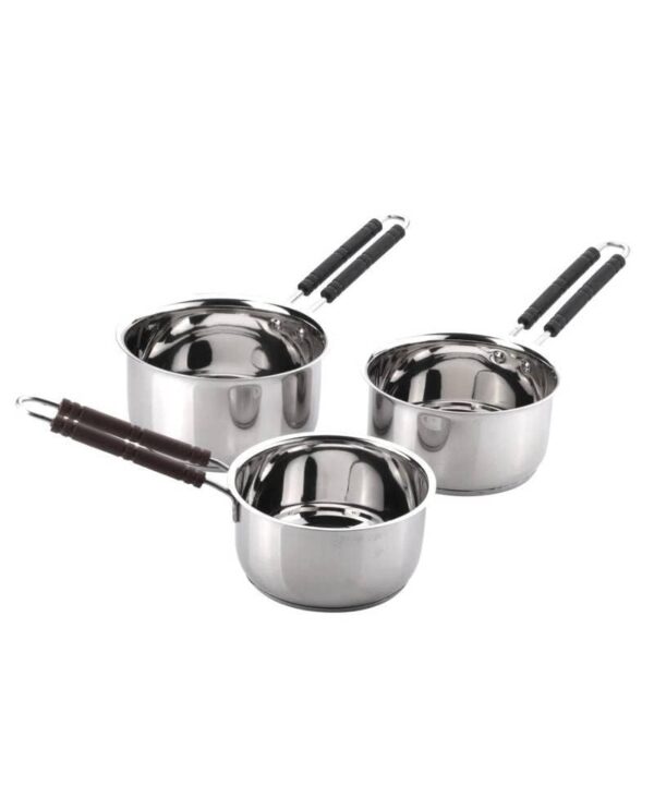 Premium stainless steel cooking sauce pan set for kitchen use