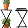 metal flower stand with sleek and durable powder-coated finish