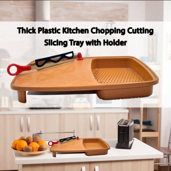 Smart Kitchen Gadget – Vegetable Chopping Board with Knife Included