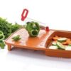 Multifunctional kitchen board and knife combo for daily cooking