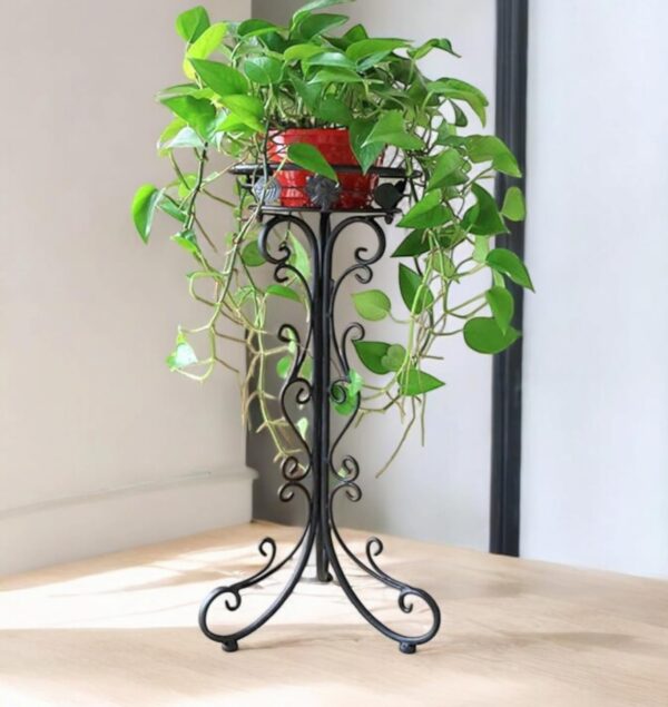 Compact Iron Plant Stand – Perfect for Small Apartments