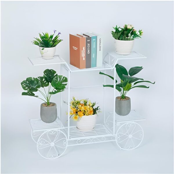 Portable Plant Cart Stand with 6 Layers – Stylish & Durable