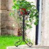 Elegant Multi-Layer Iron Plant Display Rack for Indoor Plants