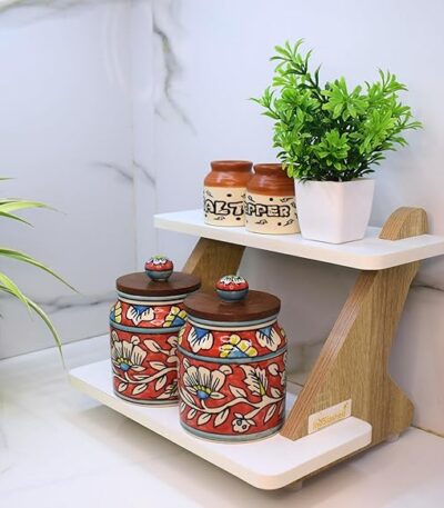 Durable wooden storage rack for multi-purpose use