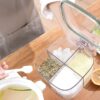 Clear Plastic Container for Spices and Seasonings