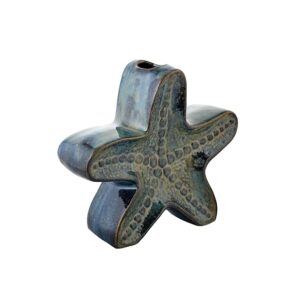 Starfish-shaped ceramic flower pot for home décor