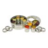 Silver Spice Container Dabba with transparent lid and steel cups
