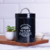 Round airtight canisters for organized kitchen storage
