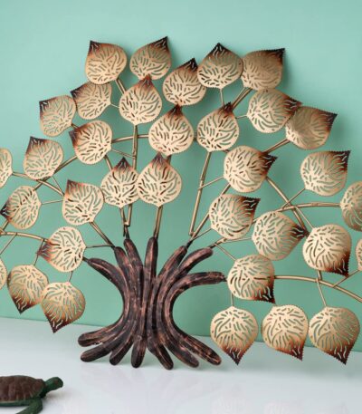 Handmade iron tree wall sculpture for living room and bedroom walls