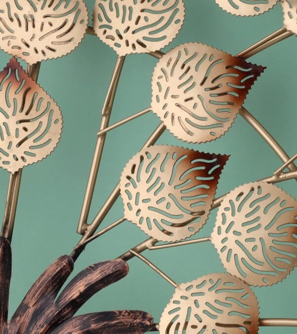 Modern decorative iron tree wall hanging for interior wall accent