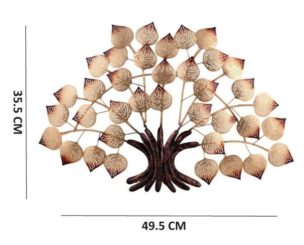 Stylish metal mirror wall hanging for contemporary décor