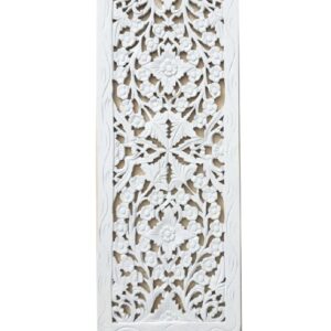 Handcrafted wooden wall panel decoration for living room interior