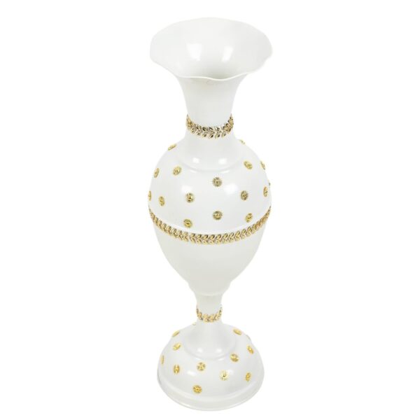 Unique white star decorative vase for home interiors
