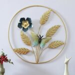 American lily flower design metal wall art for home decoration