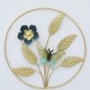 Decorative American lily metal wall piece for bedroom or hall