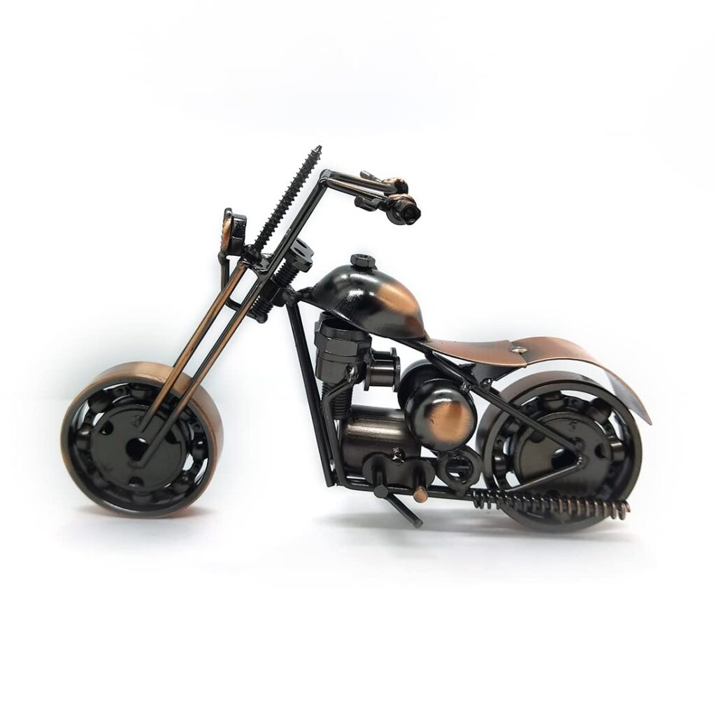 Antique Metal Bullet Bike Showpiece for Home and Office Décor
