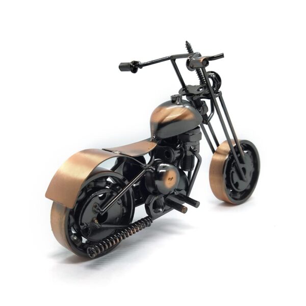 Heavy Metal Bullet Bike Model for Stylish Home Décor