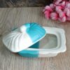 Stylish butter dish made of food-safe ceramic material