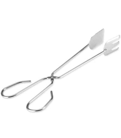 Multi-Functional Metal BBQ Tongs for Charcoal and Food Handling