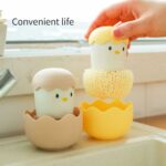 Eggshell Chicken Kitchen Cleaning Brush for Utensils and Dishes