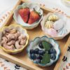 Handcrafted ceramic bowl set for dips, salsa and toppings