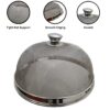 Metal mesh food dome for kitchen hygiene