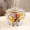 Luxury glass bubble pattern crystal home décor piece