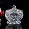 Modern bubble-pattern crystal ornament for luxury interiors