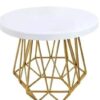 Gold metallic cake pedestal stand for table decoration