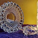 Premium crystal tortoise with glass bowl plate set symbolizing prosperity and positive energy for home decoration