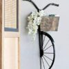 Antique style iron cycle wall frame for premium décor