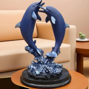 Decorative Dolphin Figurine for Home and Office Decor