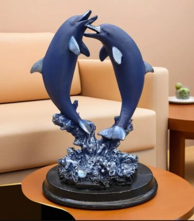 Decorative Dolphin Figurine for Home and Office Decor
