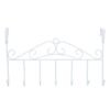 Modern white door hanger rack with hooks