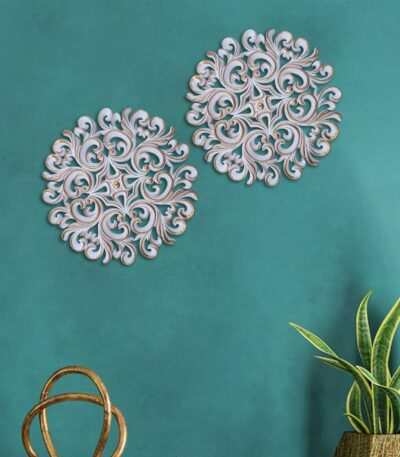 round plastic decorative wall plates for living room wall art