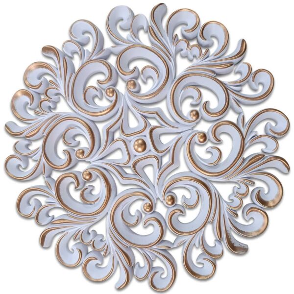 luxury round wall hanging plates made of durable plastic