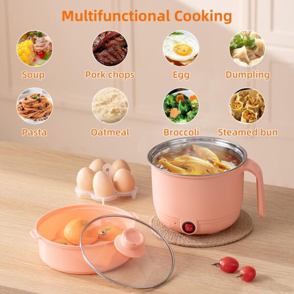 Lightweight electric multi cooker for efficient meal preparation