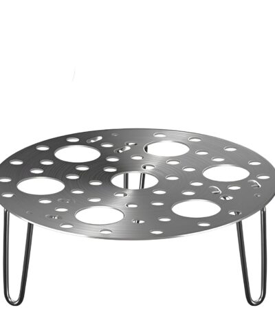Stainless Steel Egg Steamer Rack with 7 Holes for Pressure Cookers