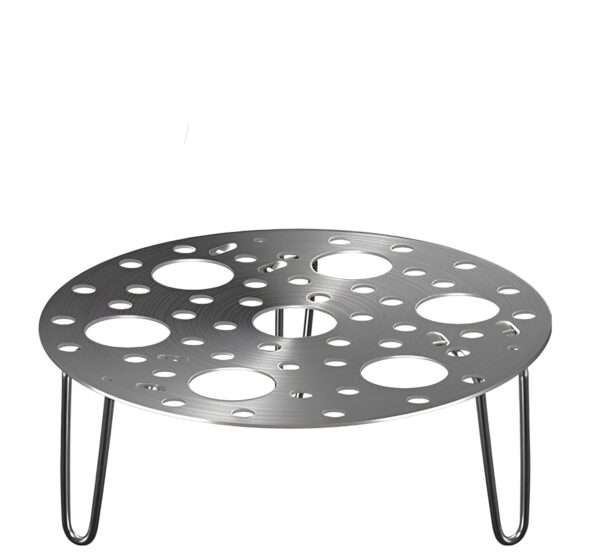 Stainless Steel Egg Steamer Rack with 7 Holes for Pressure Cookers