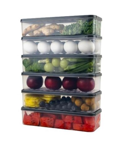 Premium fridge storage boxes for kitchen organization