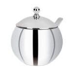 Premium steel pickle jar and ghee container with mirror finish