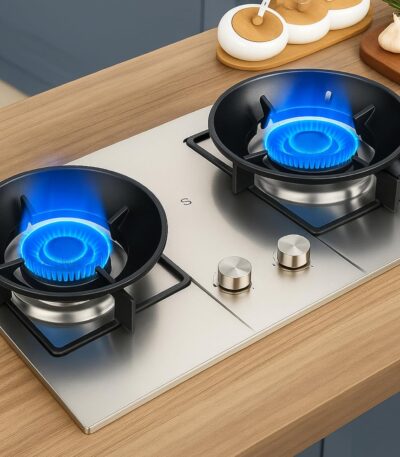 Premium black gas saver stand for LPG stove fuel saving