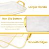 Acrylic Clear Organizer Tray with Gold Handles – Multipurpose