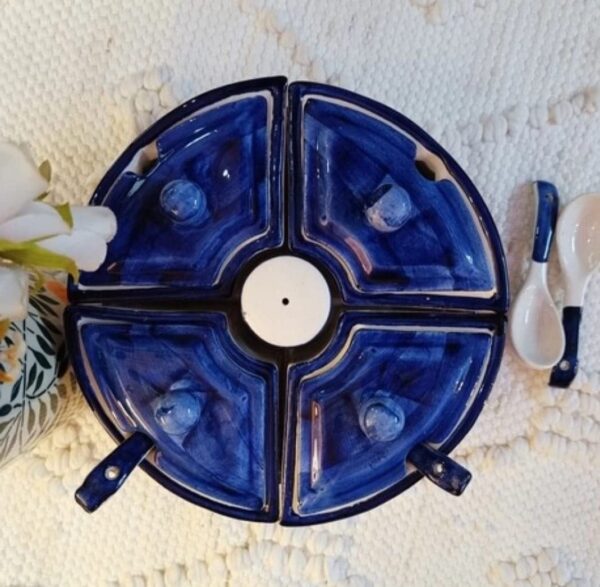 Premium quality ceramic pickle jar and salt dispenser set for kitchen use