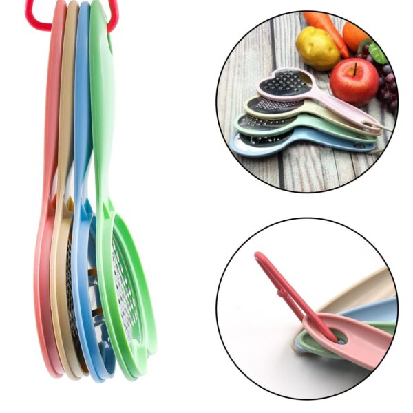 Multi blade stainless steel heart grater for vegetables