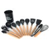 12-Piece Kitchen Cooking Utensils Set with Holder