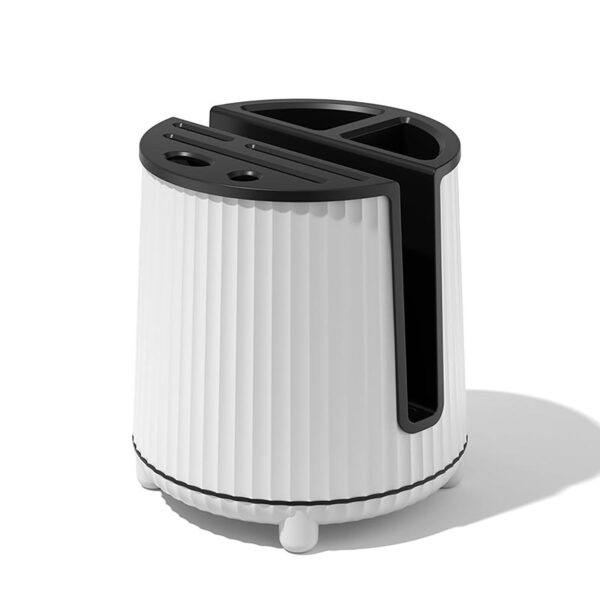 Modern utensil holder and chopping board stand for kitchen counter