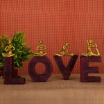 Decorative Love Letters Showpiece for Home Decor